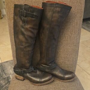 Freebird by Steven Red Leather Boots